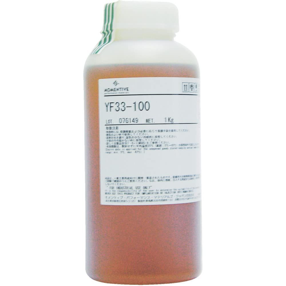 新品 モメンティブ 耐熱用シリコーンオイル 使用温度範囲－４０～３００℃ YF33-100-1K