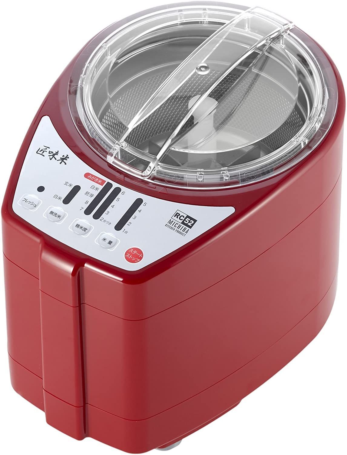 山本電気 家庭用精米機 MICHIBA KITCHEN PRODUCT 匠味米 レッド MB-RC52R″mn 22919f8e