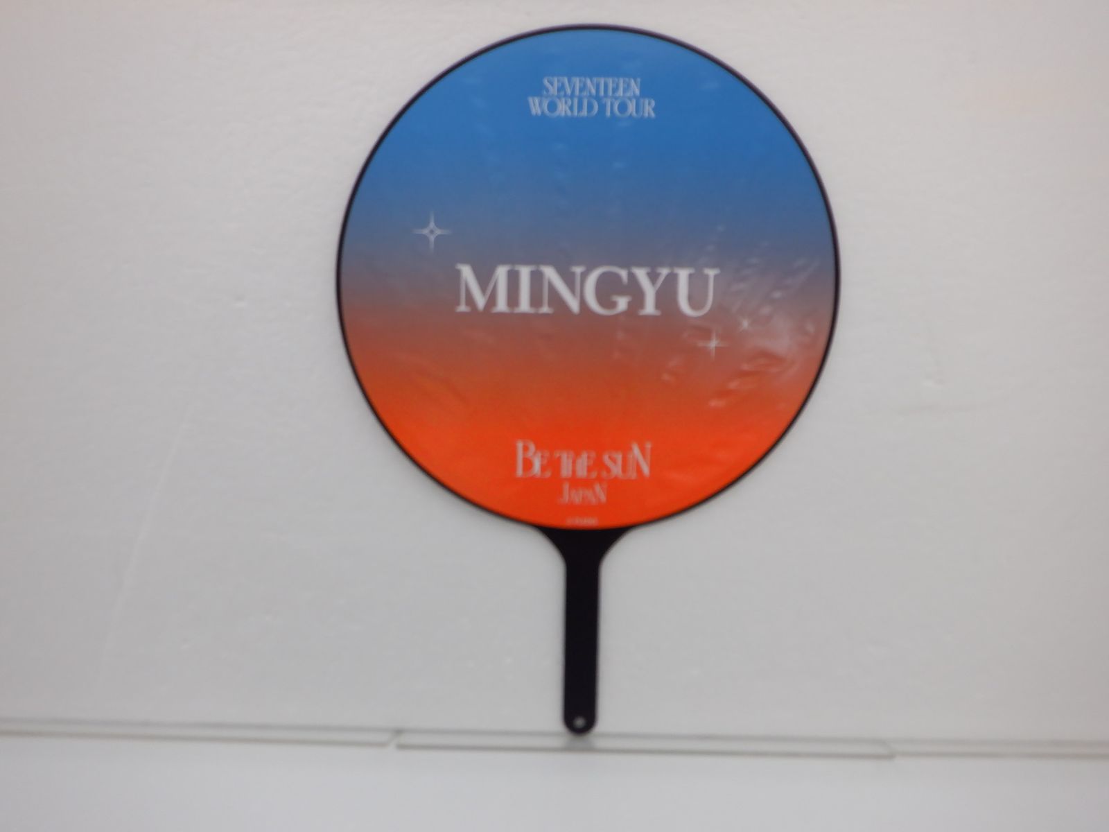 SEVENTEEN MINGYU うちわ WORLD TOUR BE THE SUN JAPAN IMAGE PICKET
