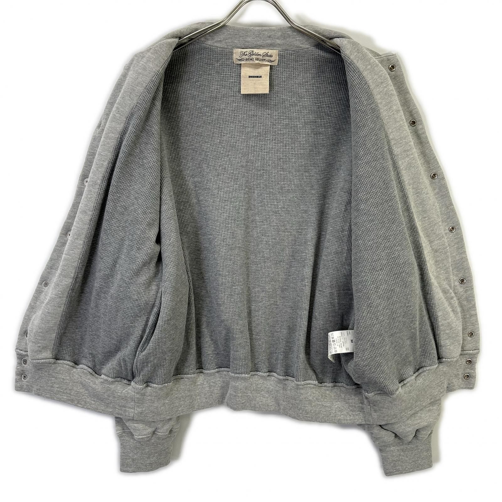 THE SHISHIKUI シシクイ 【×レミレリーフ】グレー スウェットワッフル
