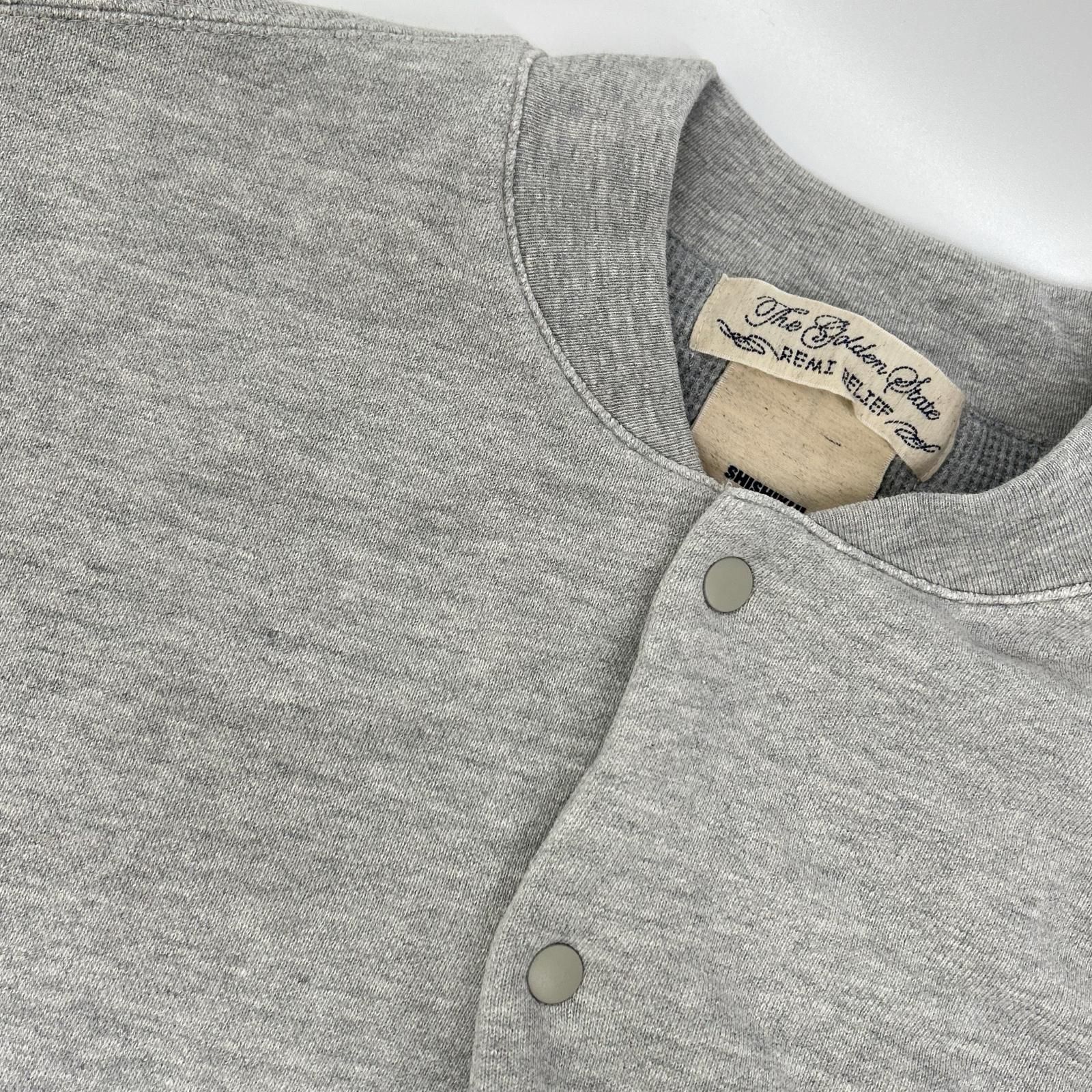 THE SHISHIKUI シシクイ 【×レミレリーフ】グレー スウェットワッフル