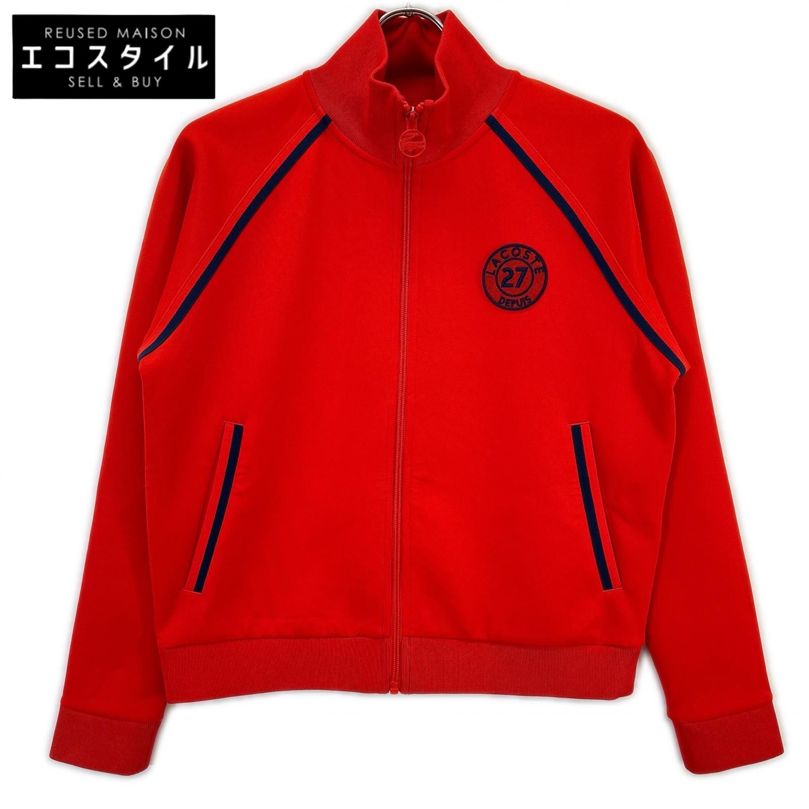Lacoste ラコステ SF0631 レッド スタンドカラートラックジャケット 36