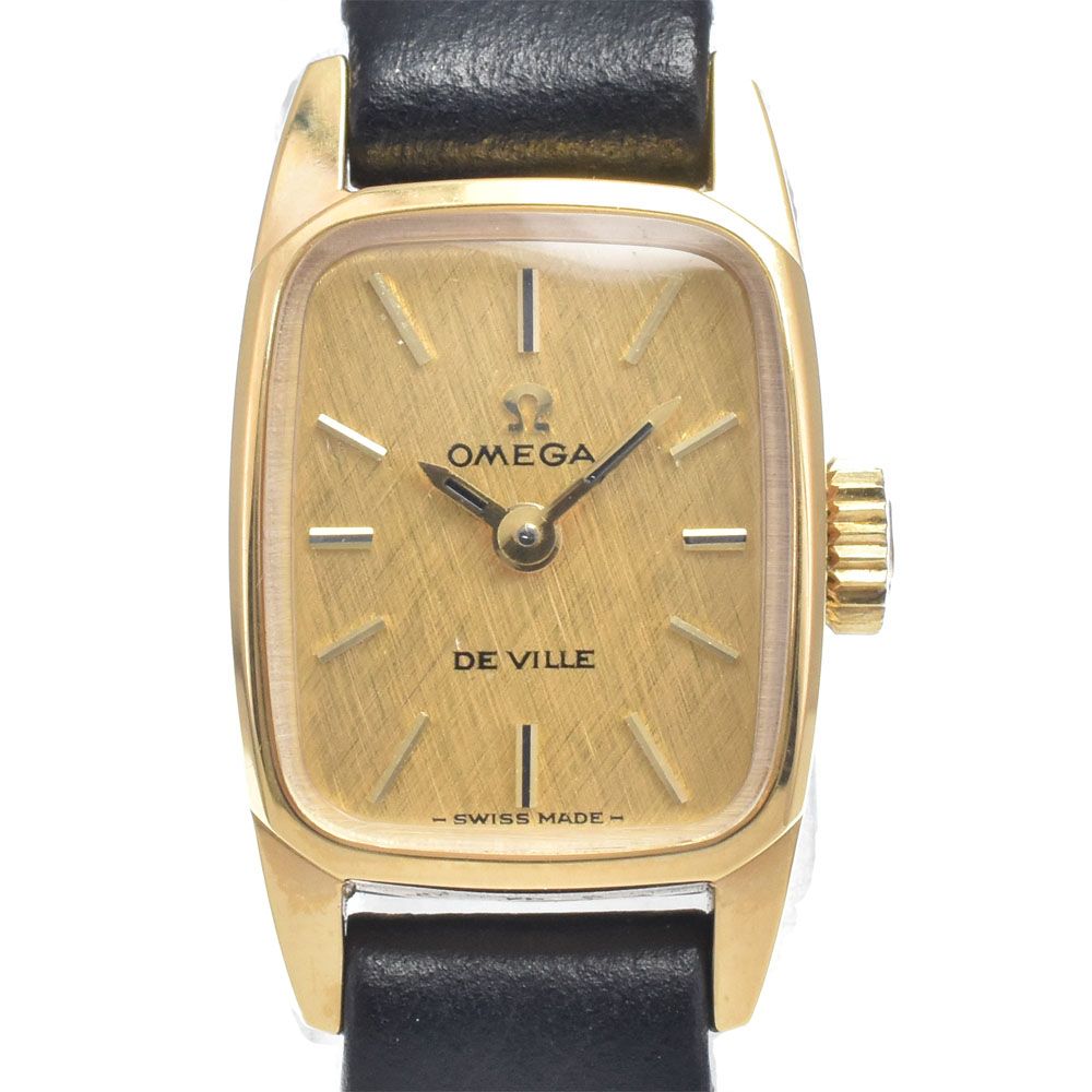 オメガ OMEGA 511.268 デビル Cal.485 ゴールド 手巻き レディース 美品 腕時計 J#147701