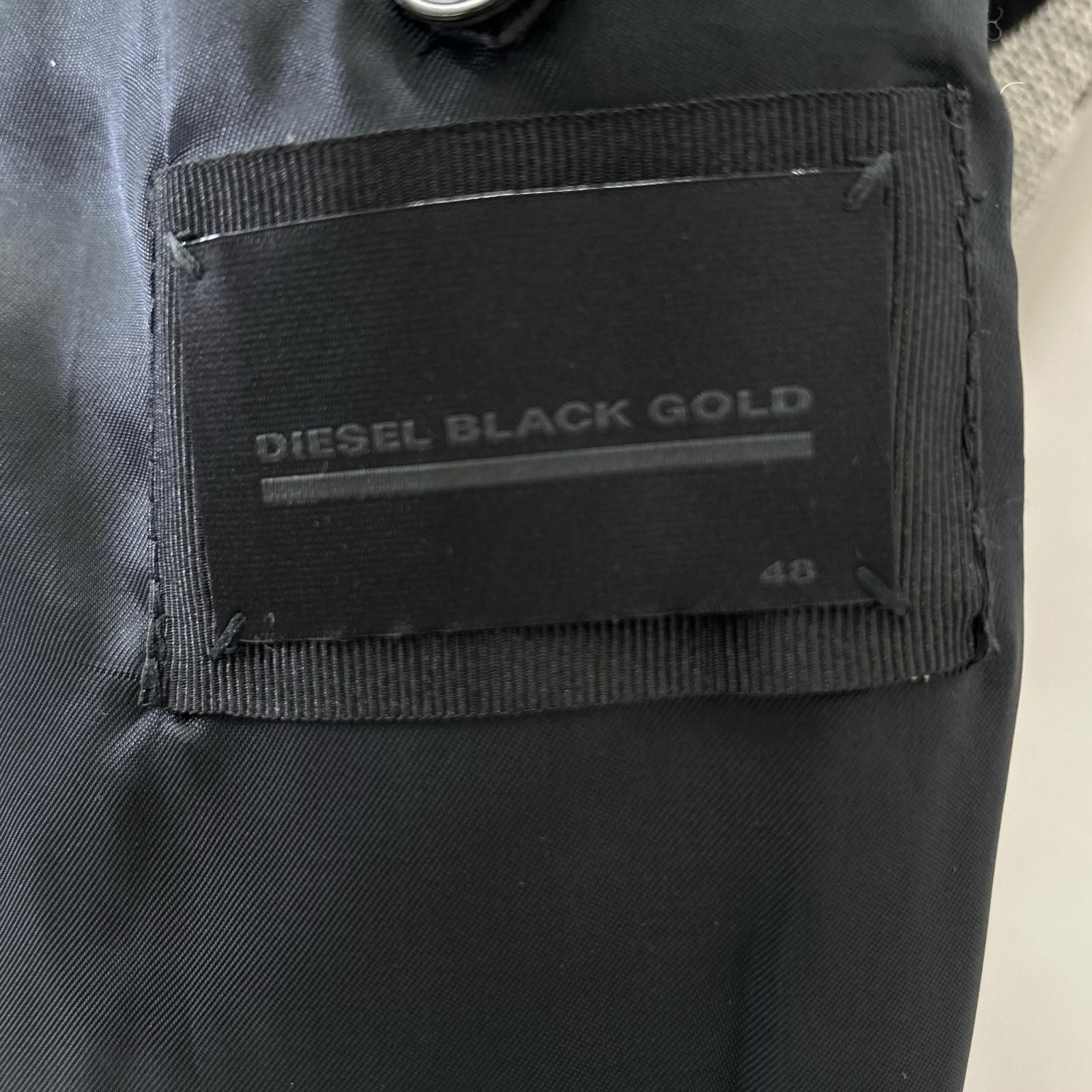 DIESEL BlackGold ディーゼルブラックゴールド グレー ネイティブ柄