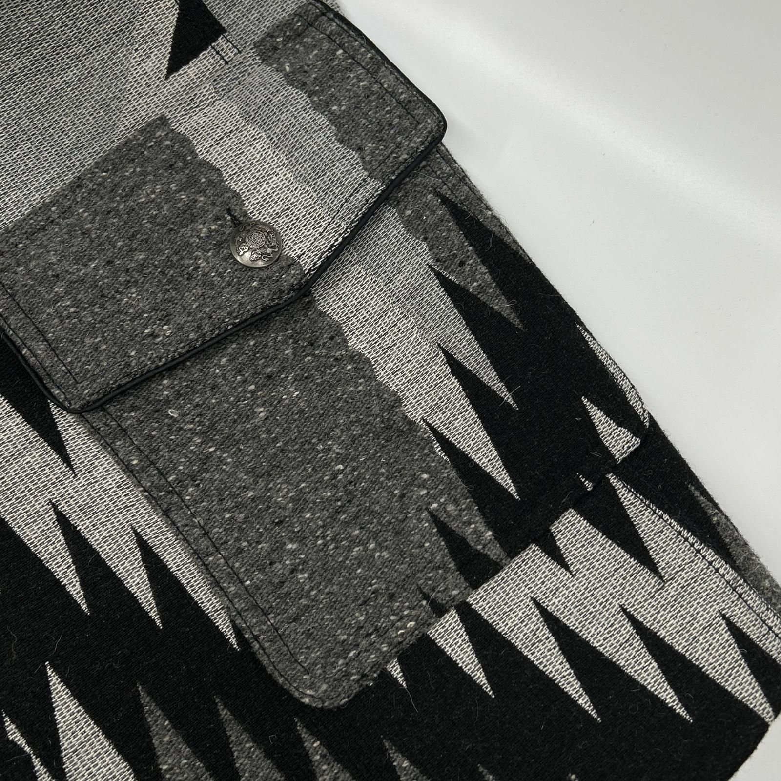 DIESEL BlackGold ディーゼルブラックゴールド グレー ネイティブ柄