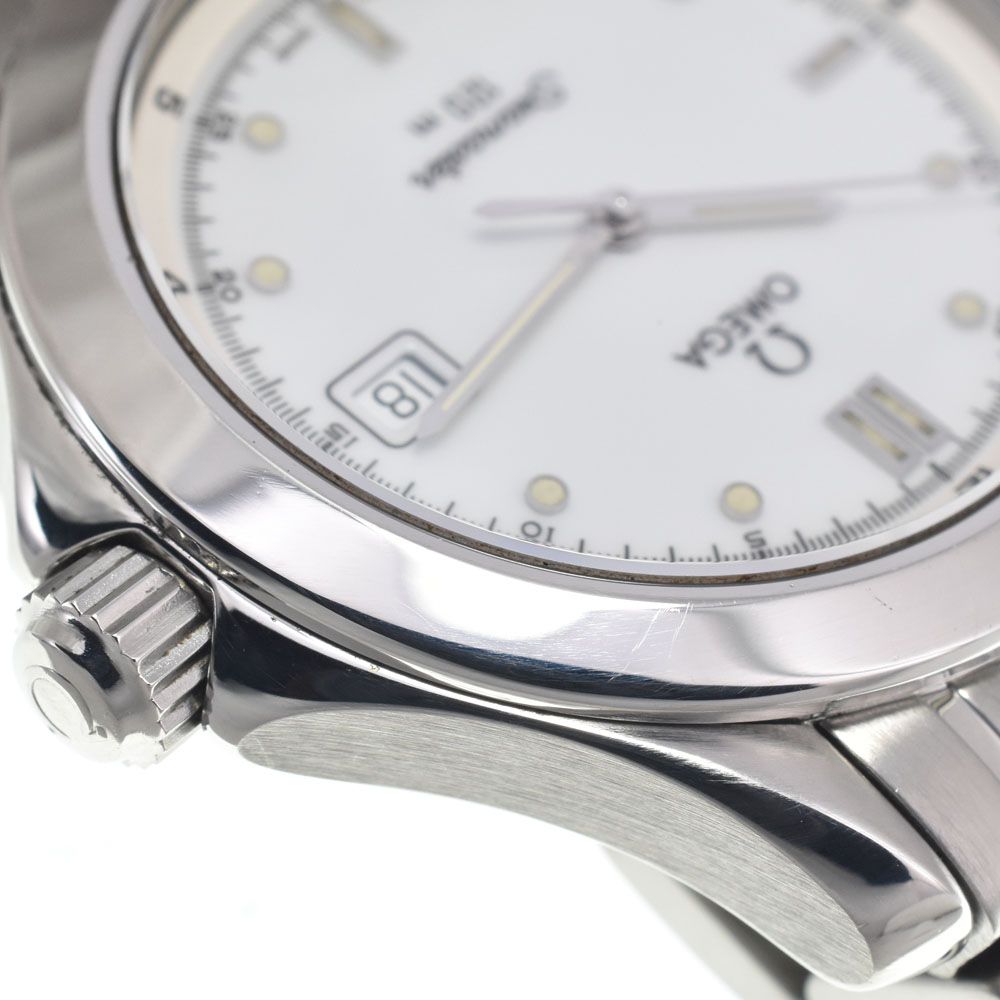 オメガ OMEGA 2511.30 シーマスター120m ホワイト クォーツ メンズ 