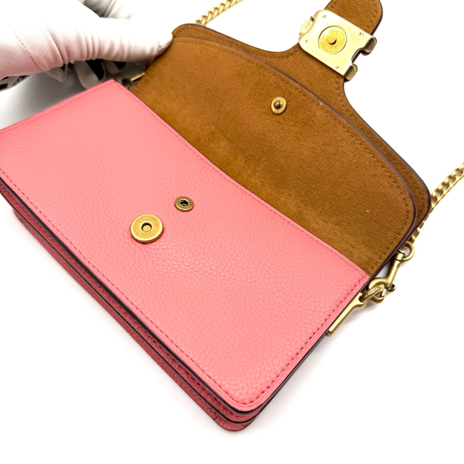 未使用級✨】COACH y2k tabby 2way shoulder bag pink doubleflap