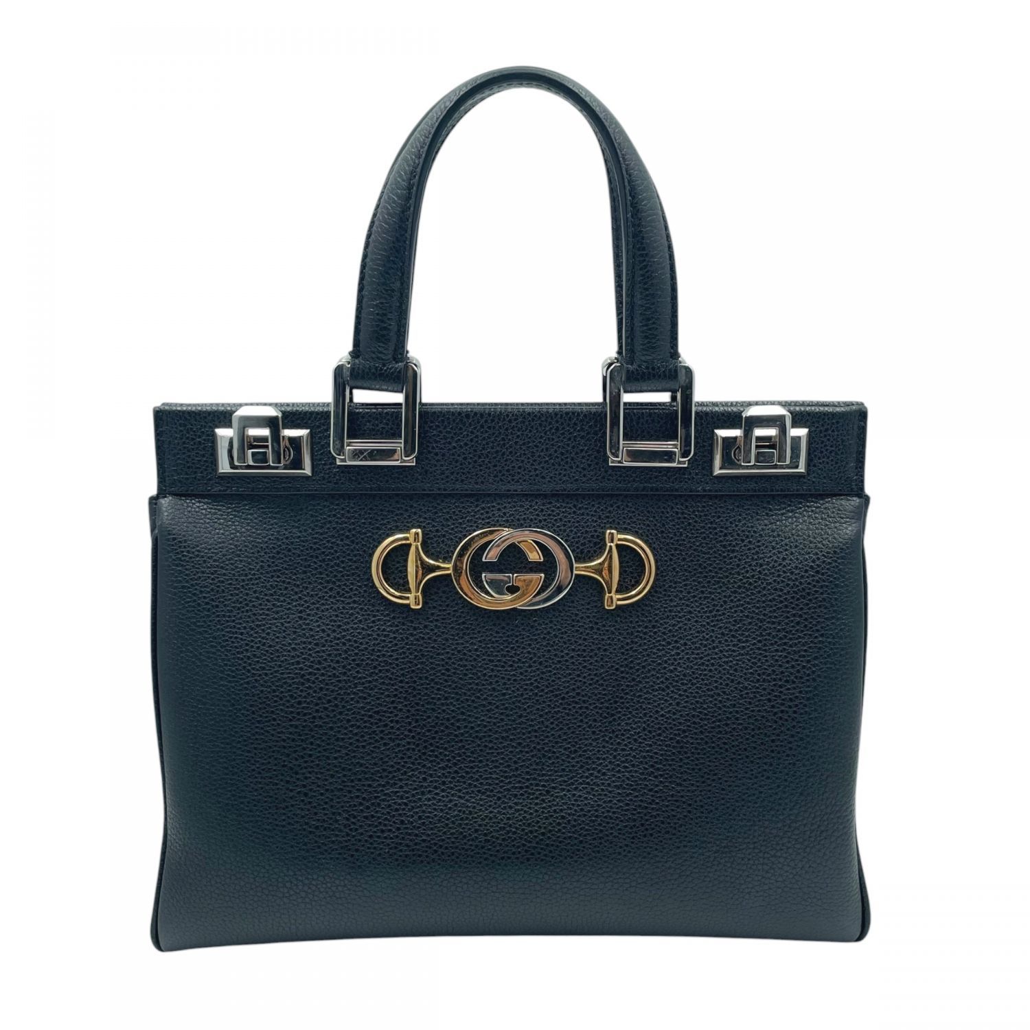 中古】 GUCCI グッチ ズゥミ スモール トップハンドル 2Way 