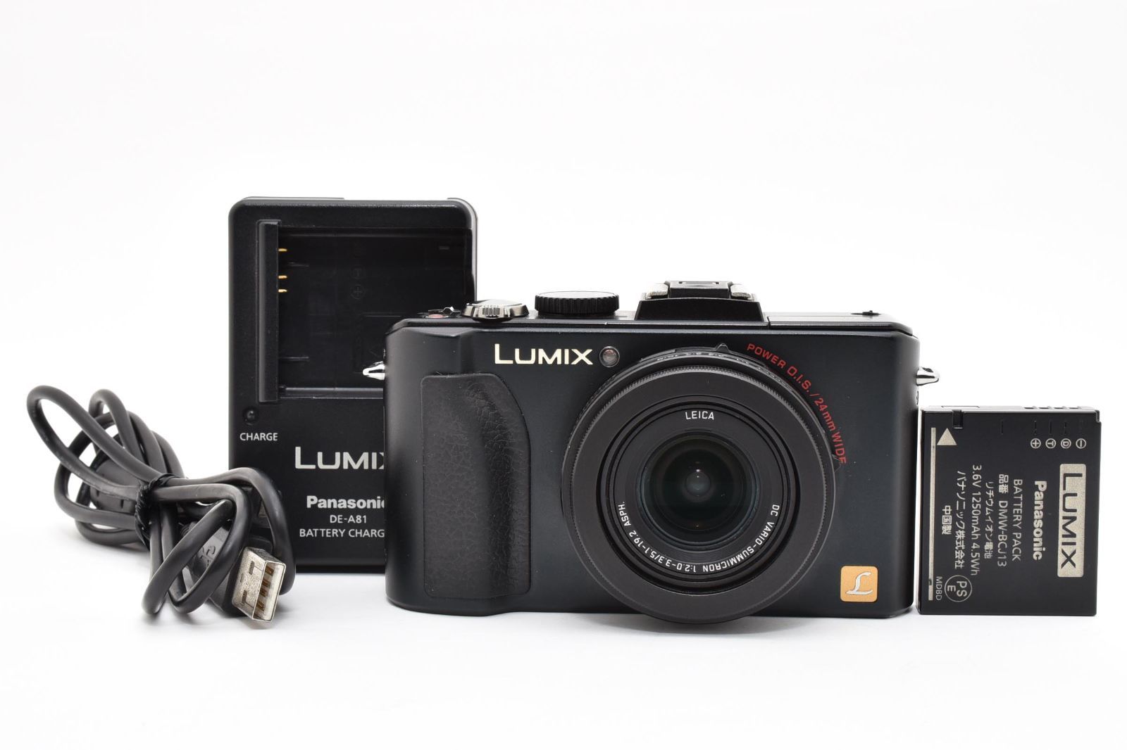 良品 Panasonic DMC LX5 バッテリーチャージャーセット ち０２８ 16,330円