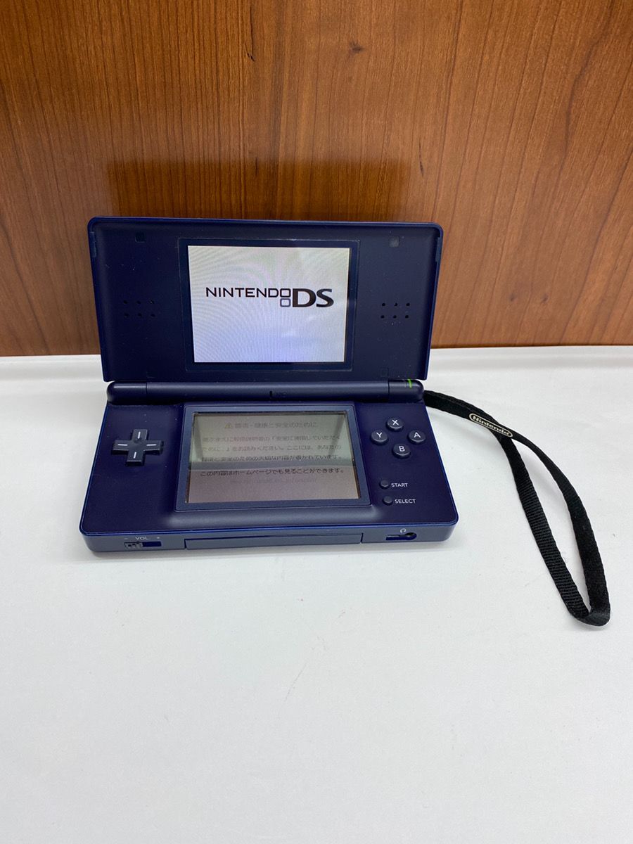 ジャンク品 ニンテンドーDSLite エナメルネイビー 本体 - メルカリ