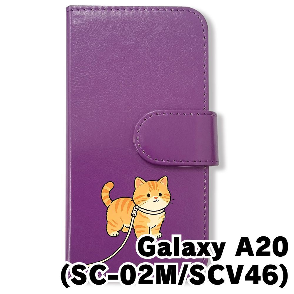 新品未使用】 SC-02M/SCV46/Galaxy A20 手帳型スマホ ケース (色