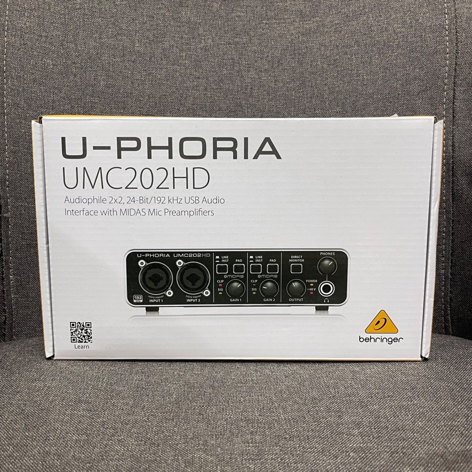Behringer UMC202HD 新品未使用 オーディオインターフェース BEHRINGER U-PHORIA UMC202HD オーディオインターフェース ベリンガー