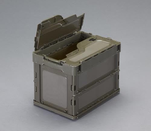 新品 366x264x283mm/20L 折畳ｺﾝﾃﾅ(OD/蓋付/薄型