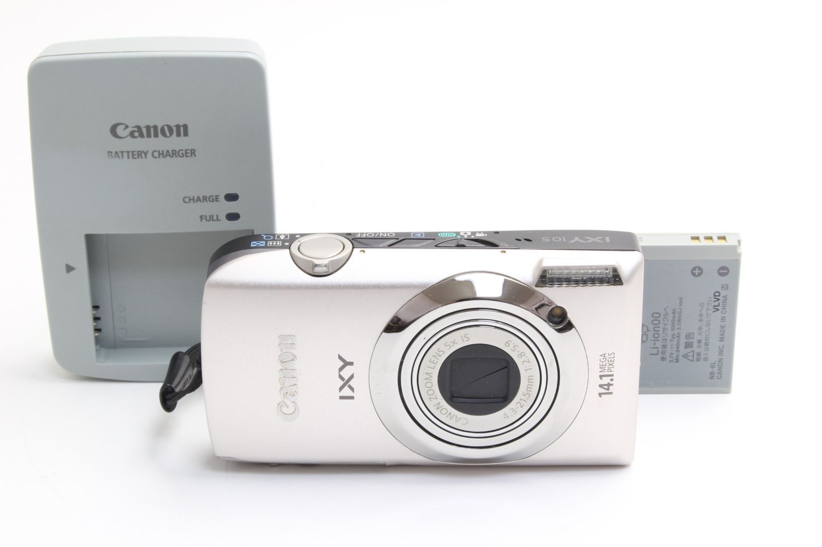AB (良品) Canon キヤノン IXY 10S シルバー 初期不良返品無料 5-73