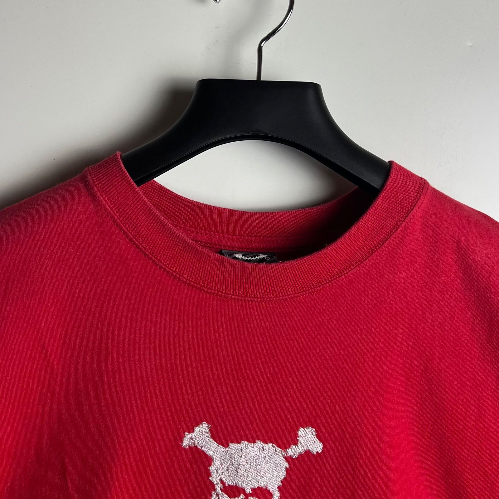 OAKLEY 90s USA tech lame skull Tee L オークリー スカル 髑髏 ラメ