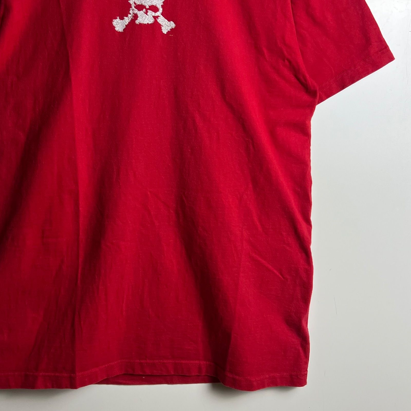 OAKLEY 90s USA tech lame skull Tee L オークリー スカル 髑髏 ラメ 