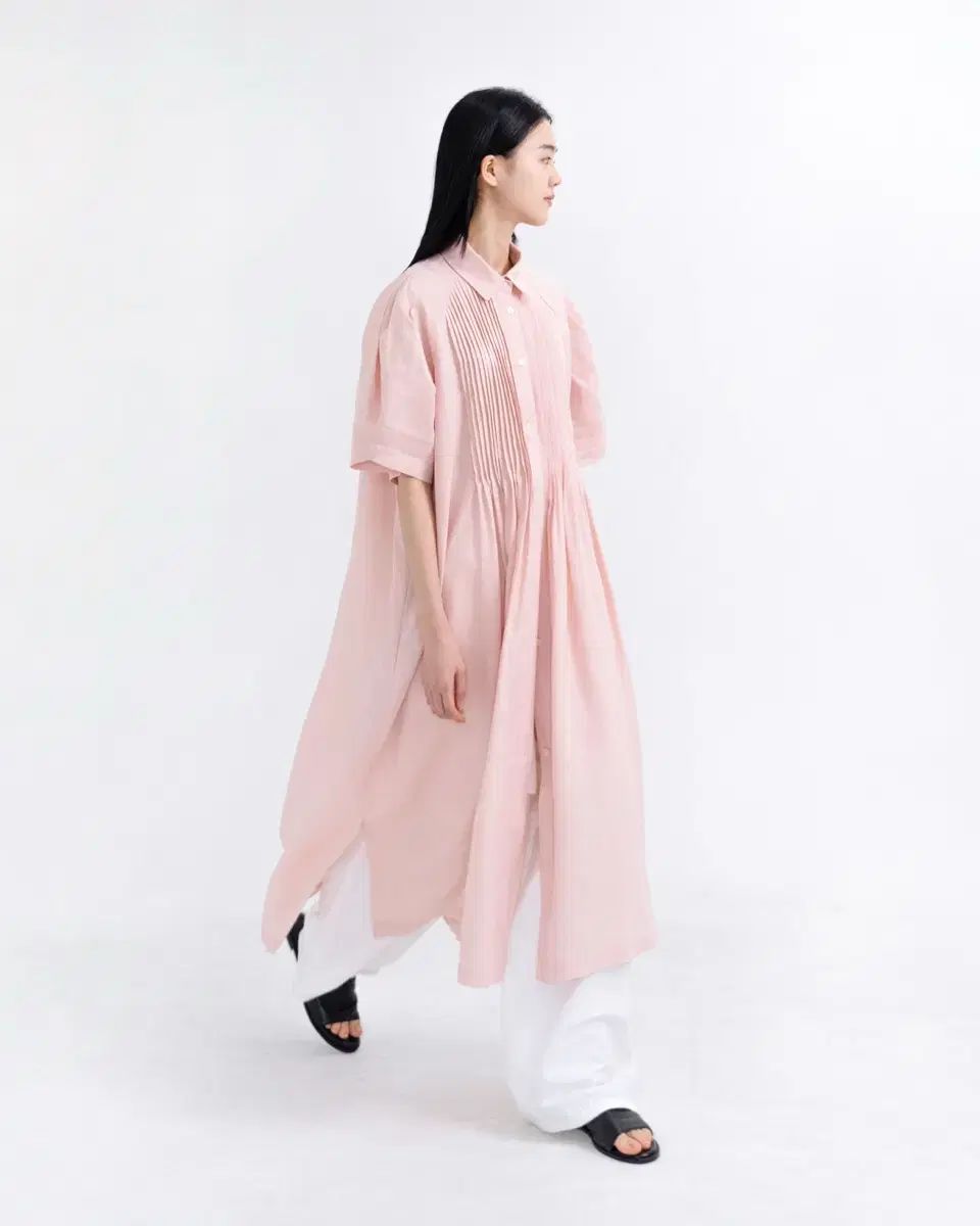 eunoia モネ ピンタックドレス モネ ピンタックドレス S