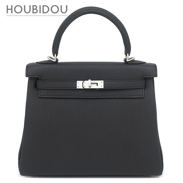 エルメス HERMES 2WAYバッグ ケリー25 内縫い トゴ ブラック マットシルバー金具 新品 未使用 黒 2026年製 G 【箱】【中古】 1,542,940円
