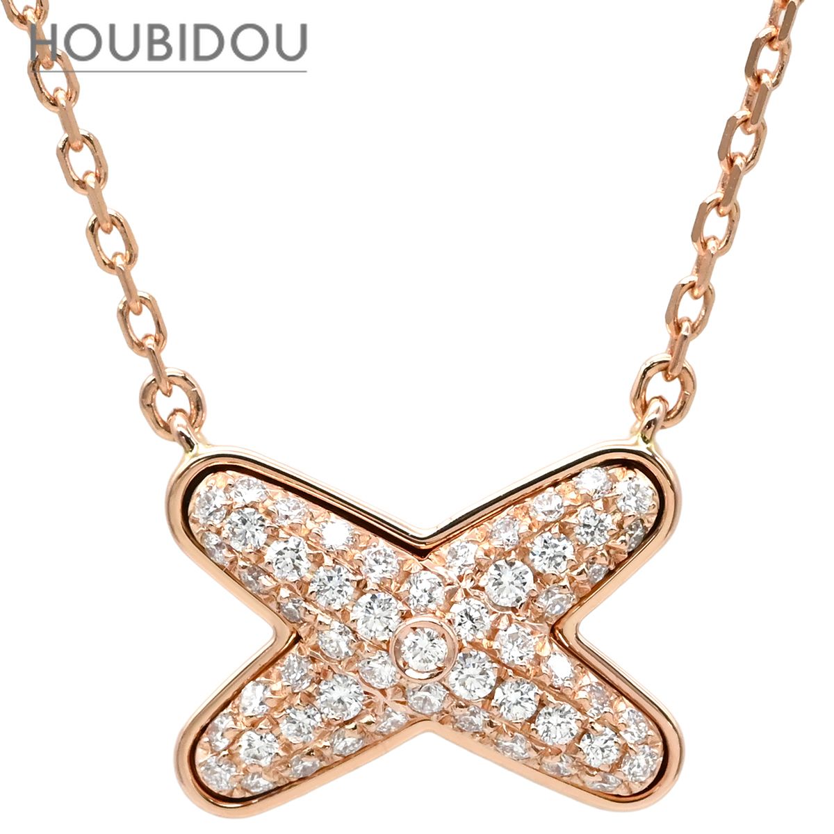 ショーメ CHAUMET ネックレス ジュ ドゥ リアン ダイヤ ペンダント ピンクゴールド 750 18K PG ブリリアントカット 083221【中古】