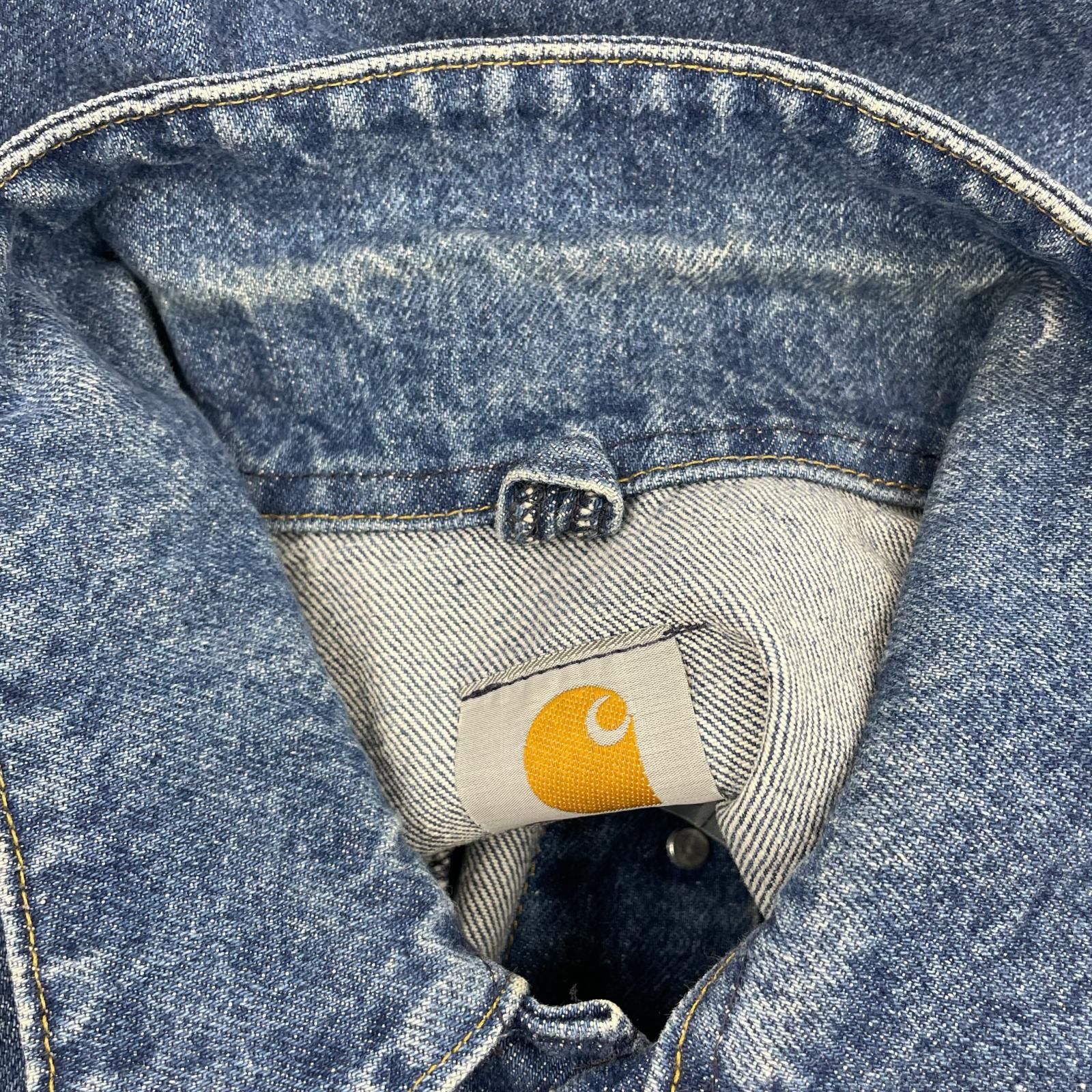 Carhartt カーハートデニムジャケット sizeX-Large/ブルー - メルカリ