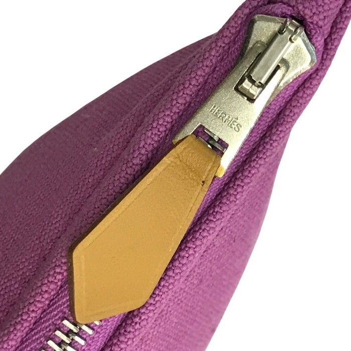 HERMES エルメス ボラボラポーチMM ユニセックス キャンバス 布