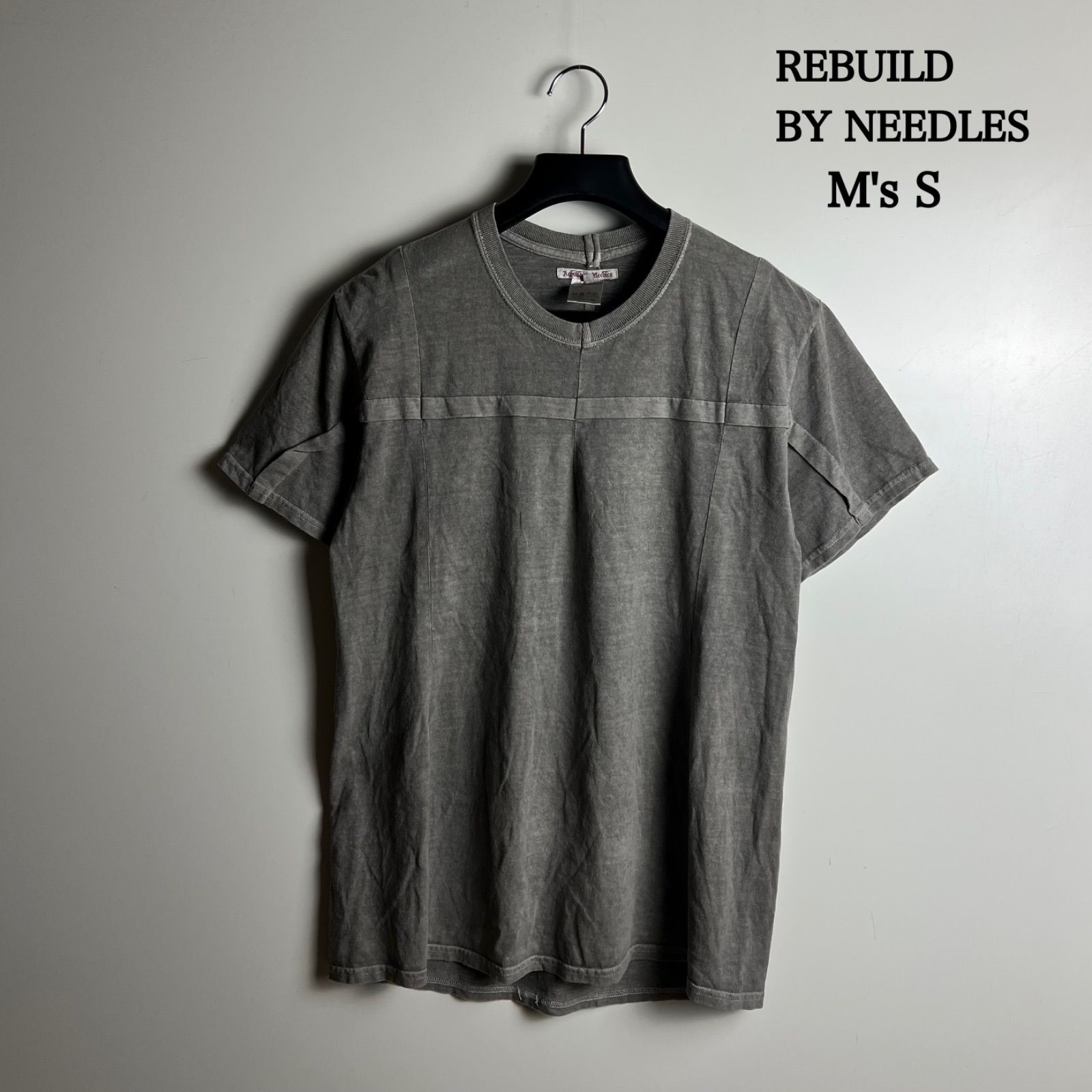 REBUILD BY NEEDLES JAPAN made patchwork Tee S リビルドバイ 