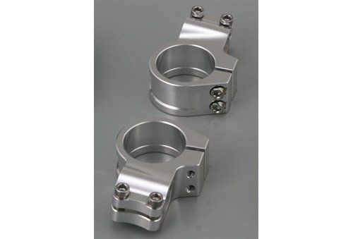 新品 デイトナ(Daytona) 削り出しセパレートハンドル/クランプ左右セット φ46mm シルバー 69453