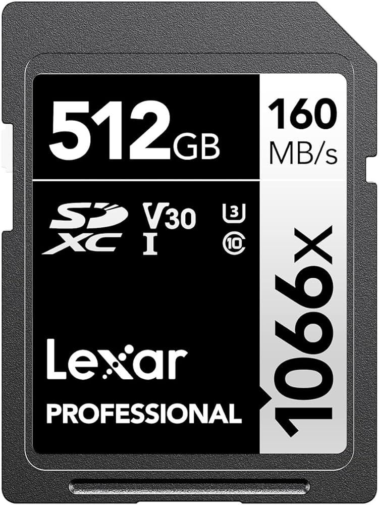 Lexar® Professional 1066x SDXC™ UHS-I Card SILVER Series 512GB LSD1066512G-BNNNG 海外パッケージ版 (LSD1066512G-BNNNU)