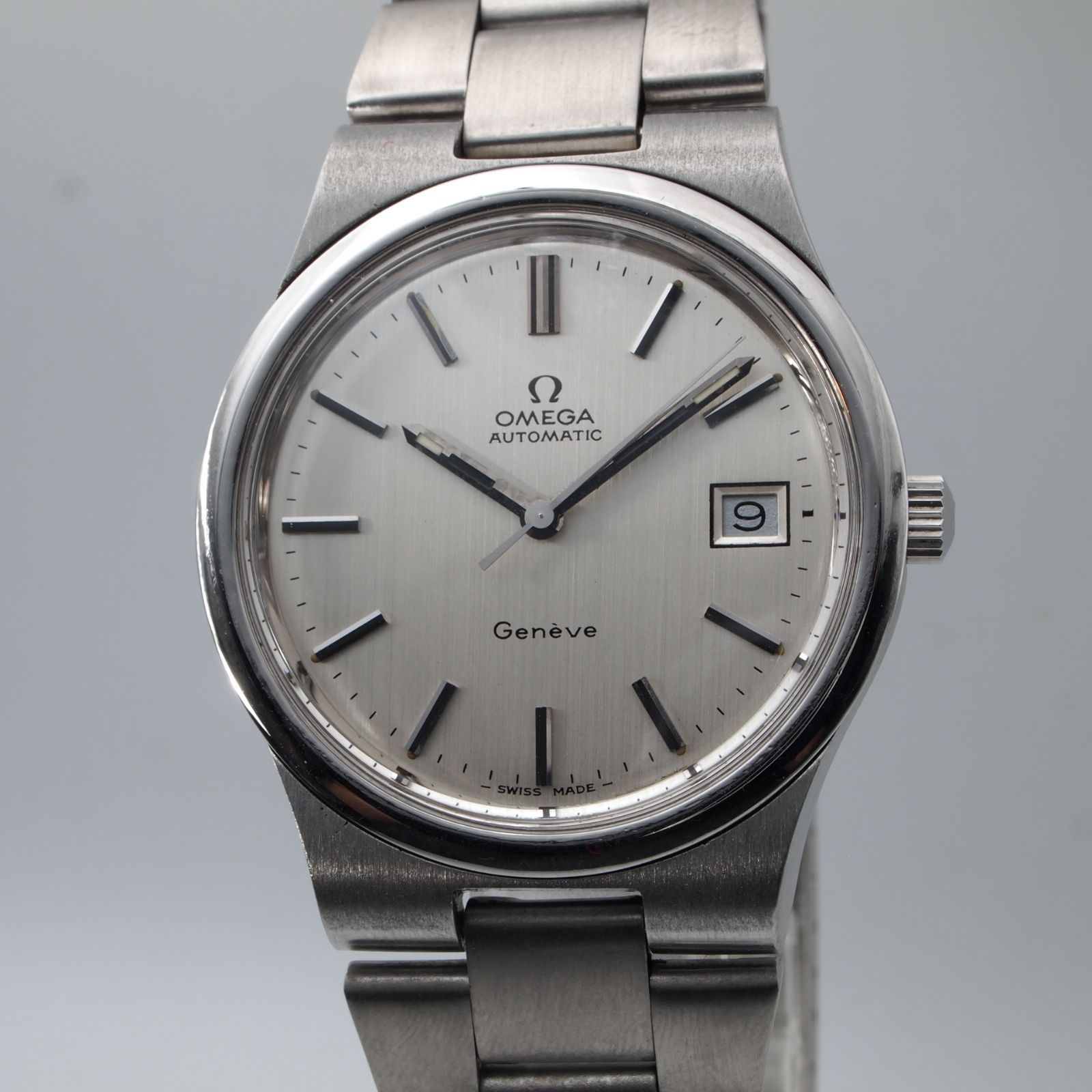 OH済 オメガ Geneve 1973 メンズ Cal.1012 自動巻き