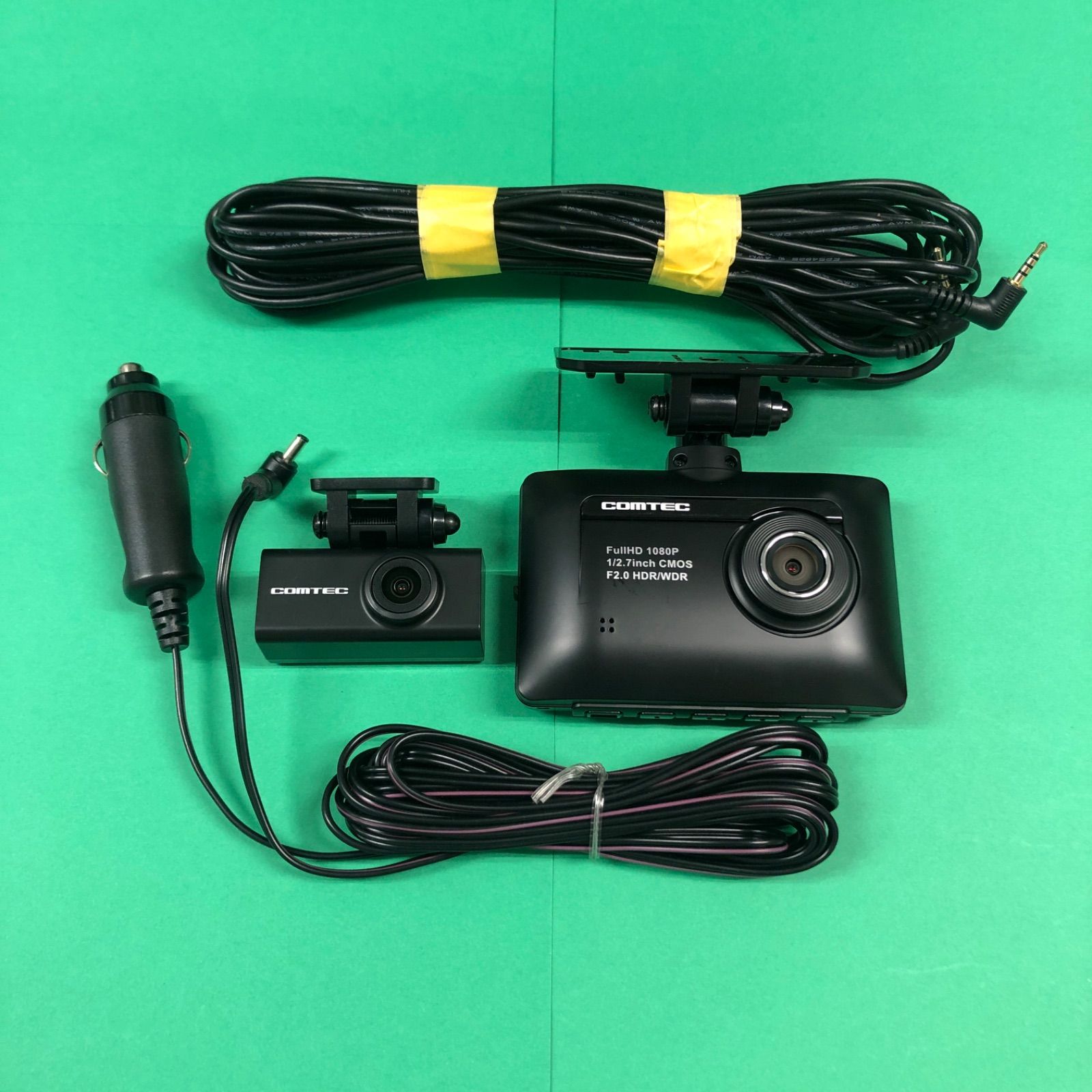 コムテック ドライブレコーダー ZDR-015 前後 2カメラ ドラレコ フルHD