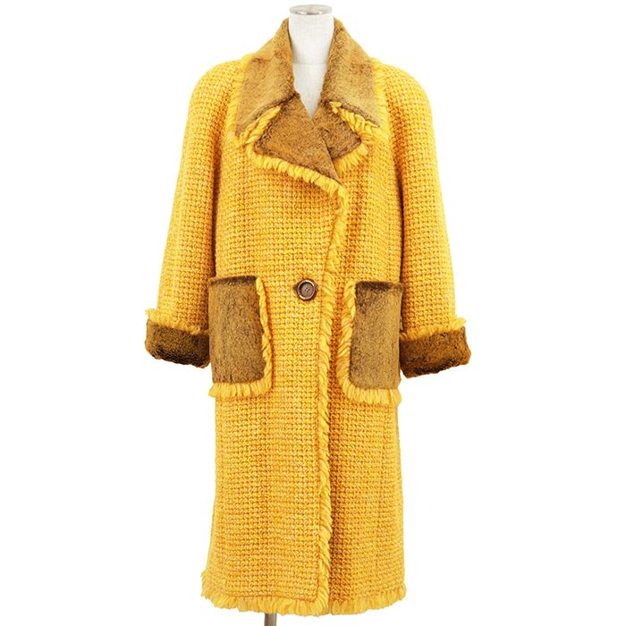 極美品】CHANEL シャネル ヴィンテージツイードコート サイズ 40