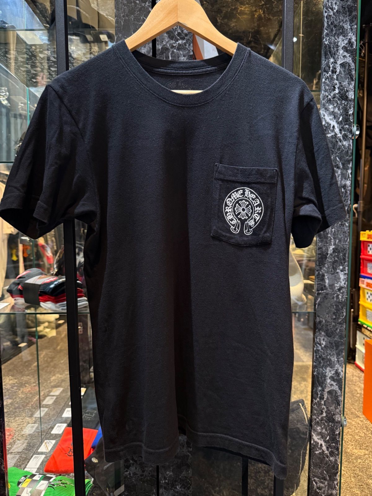 クロムハーツ　半袖Tシャツ　ホーシュー　ブラック　Mサイズ　AB品