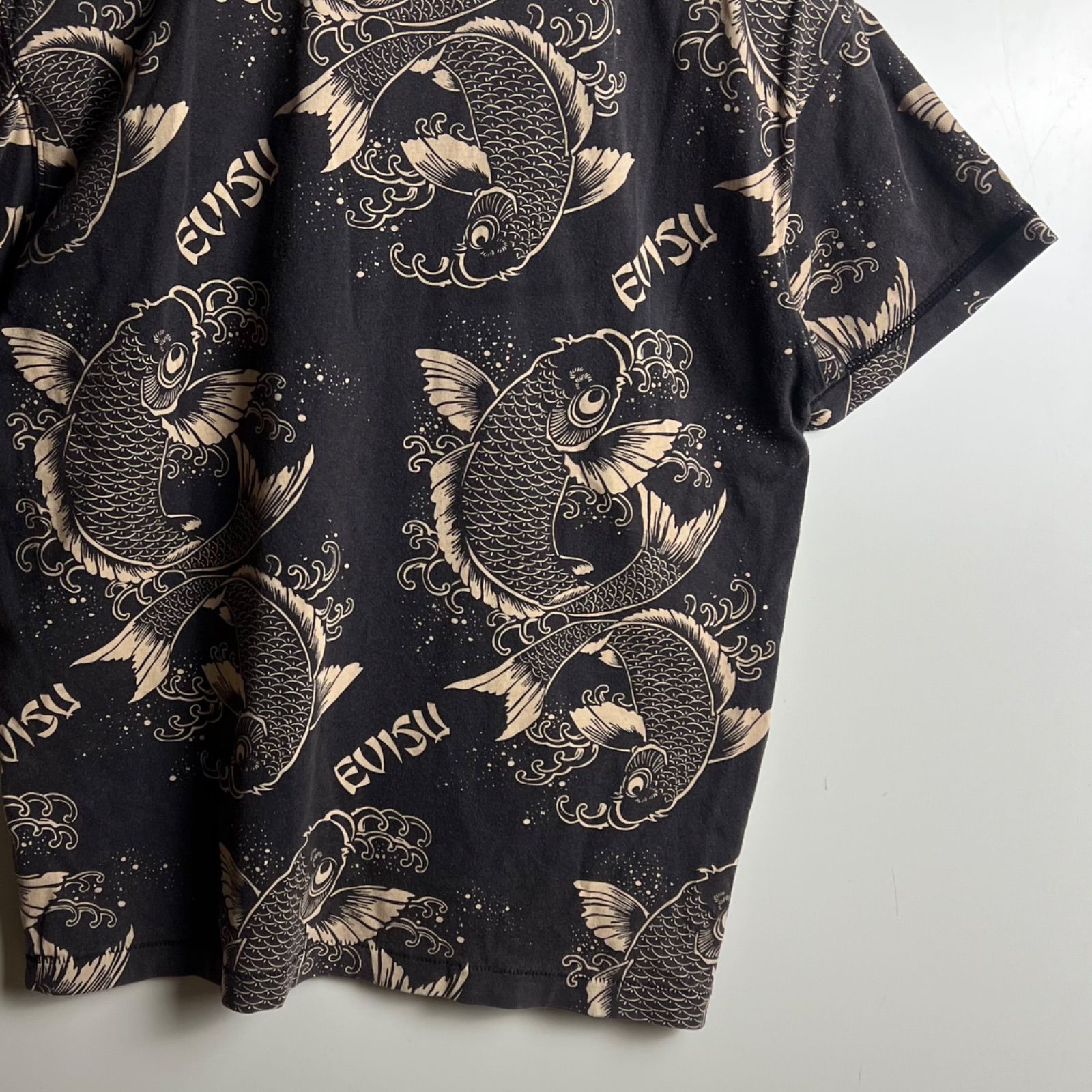 EVISU 00s y2k archive all pattern Tee 38 エヴィス エビス 総柄