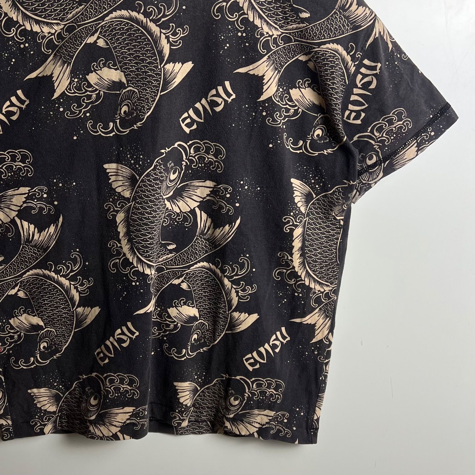 EVISU 00s y2k archive all pattern Tee 38 エヴィス エビス 総柄