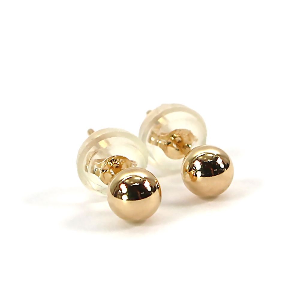 ピアス　K18　丸玉　ボール　4ｍｍ 　　21052601001e