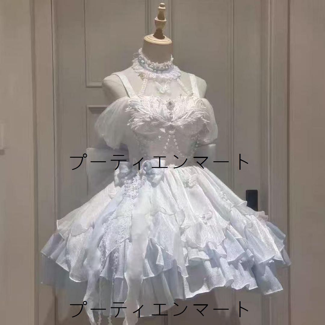 人気商品 お嬢様 かわいい メイド衣装 ワンピース 可愛いドレス ロリータ 仮装ゴスロリ