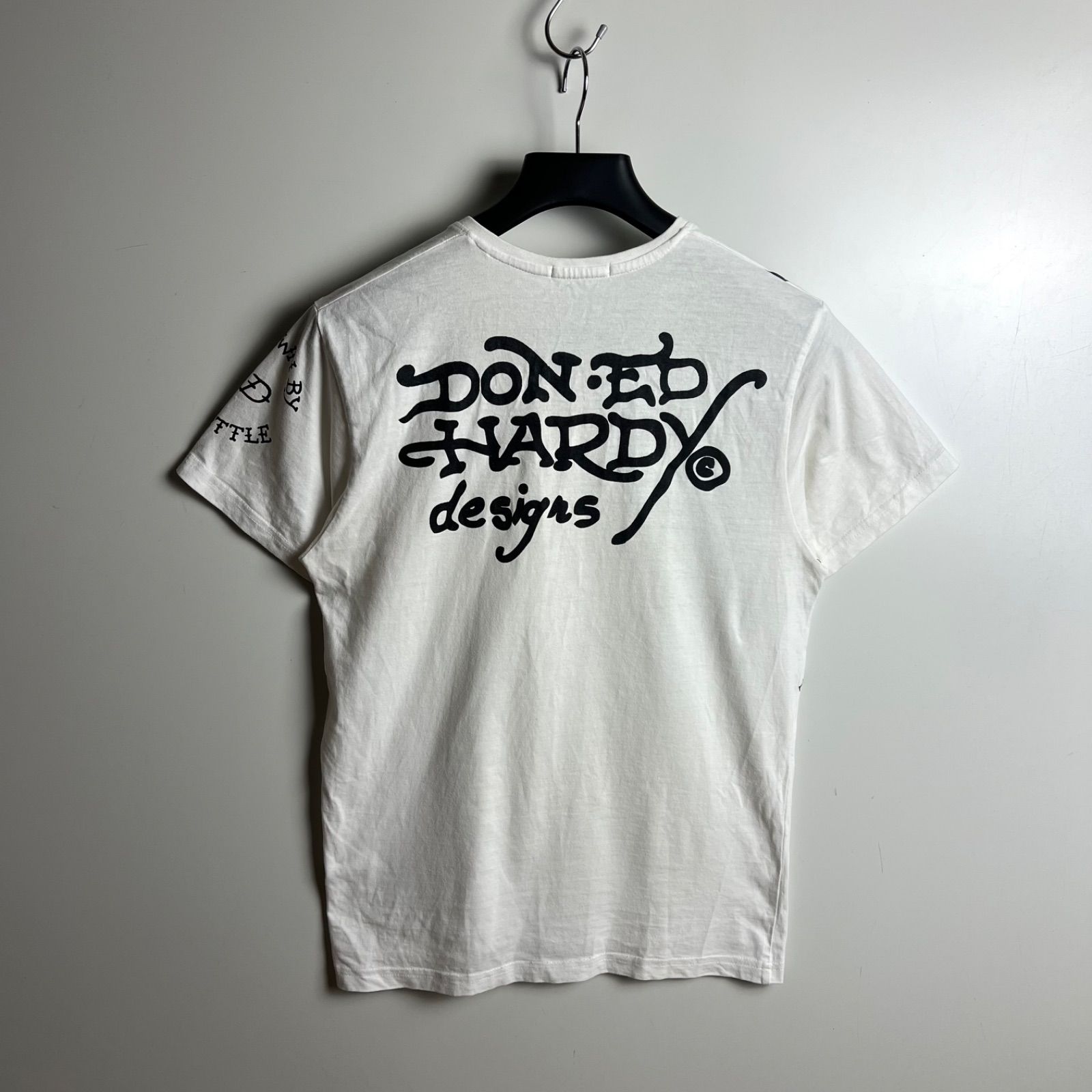 Ed Hardy y2k archive skull V Tee M エドハーディー スカルプリント V