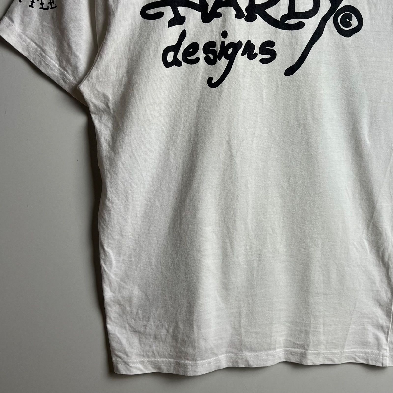 Ed Hardy y2k archive skull V Tee M エドハーディー スカルプリント V 