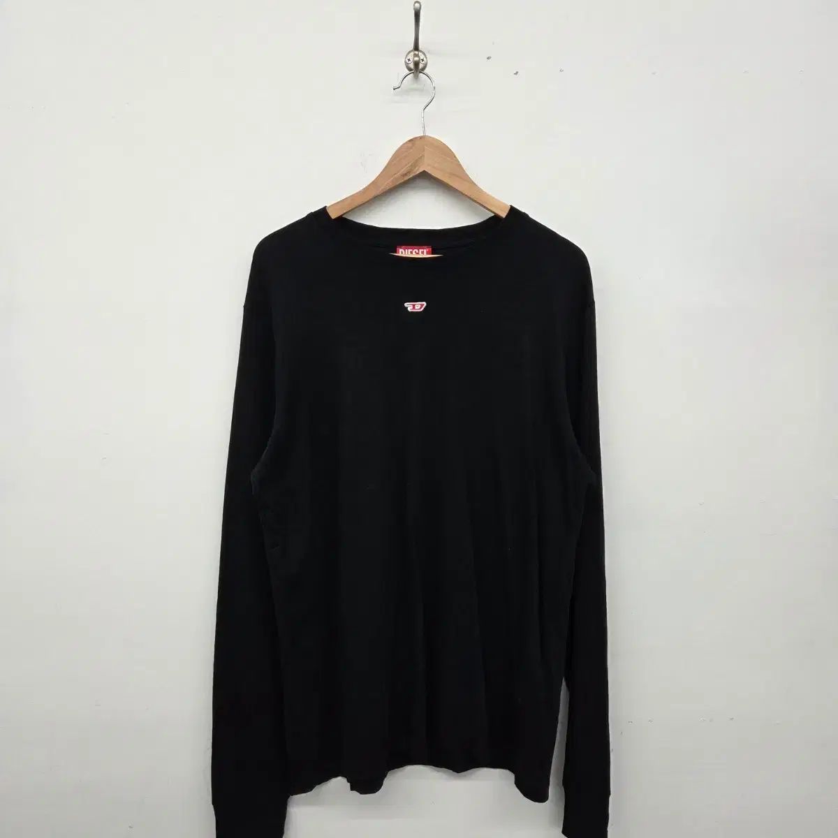 DIESEL ブラック 長袖 Tシャツ スリーブ メンズXL