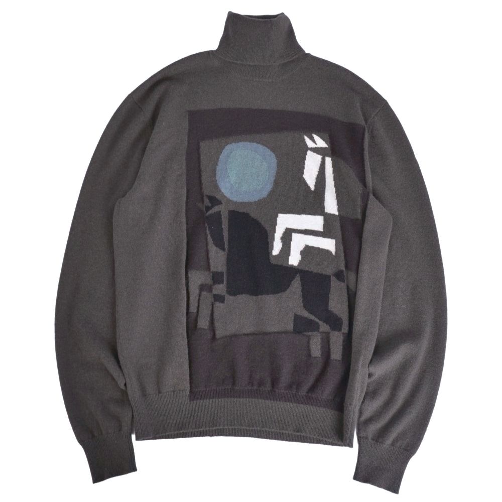 未使用 エルメス HERMES ニット velky lov セーター タートルネ