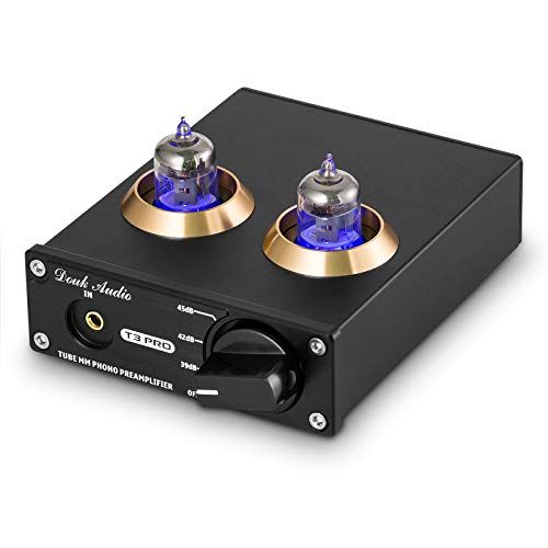 Nobsound T3 PRO フォノアンプ: 6J2 真空管搭載 AUX 直通モード 接地ノイズ-25dB抑制 コンコンパクト設計 住宅密集地のレコード愛好家用)Y ecec7844
