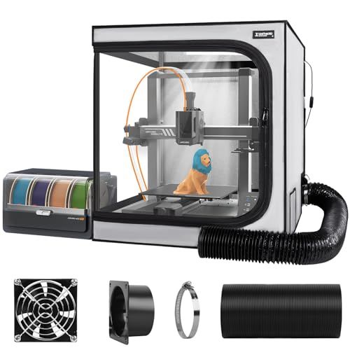 Kobra 3 エンクロージャーAnycubic Kobra 3/3 V2 Combo専用設計3Dプリンターカバー防炎・防塵・保温・防音 換気機能&LEDライト付き 590×660×650mmY 3078e753
