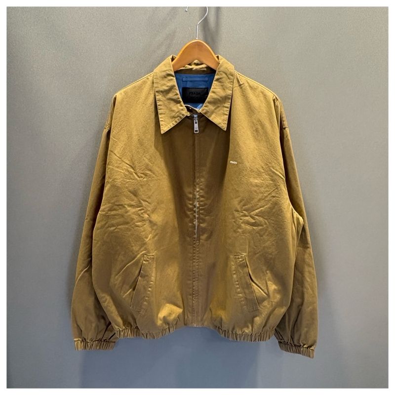 【美品】PRADA プラダ 25AW ブラウン コットンジャケット　50