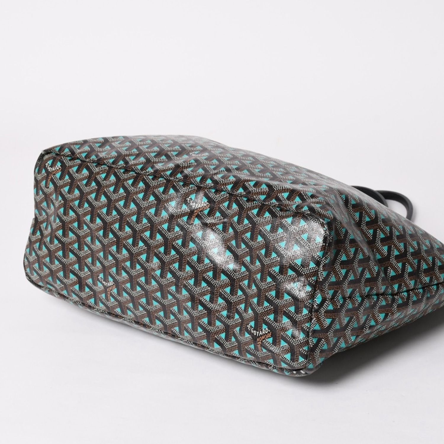 GOYARD ゴヤール トートバッグ サンルイPM クレール ヴォア 茶色 青 