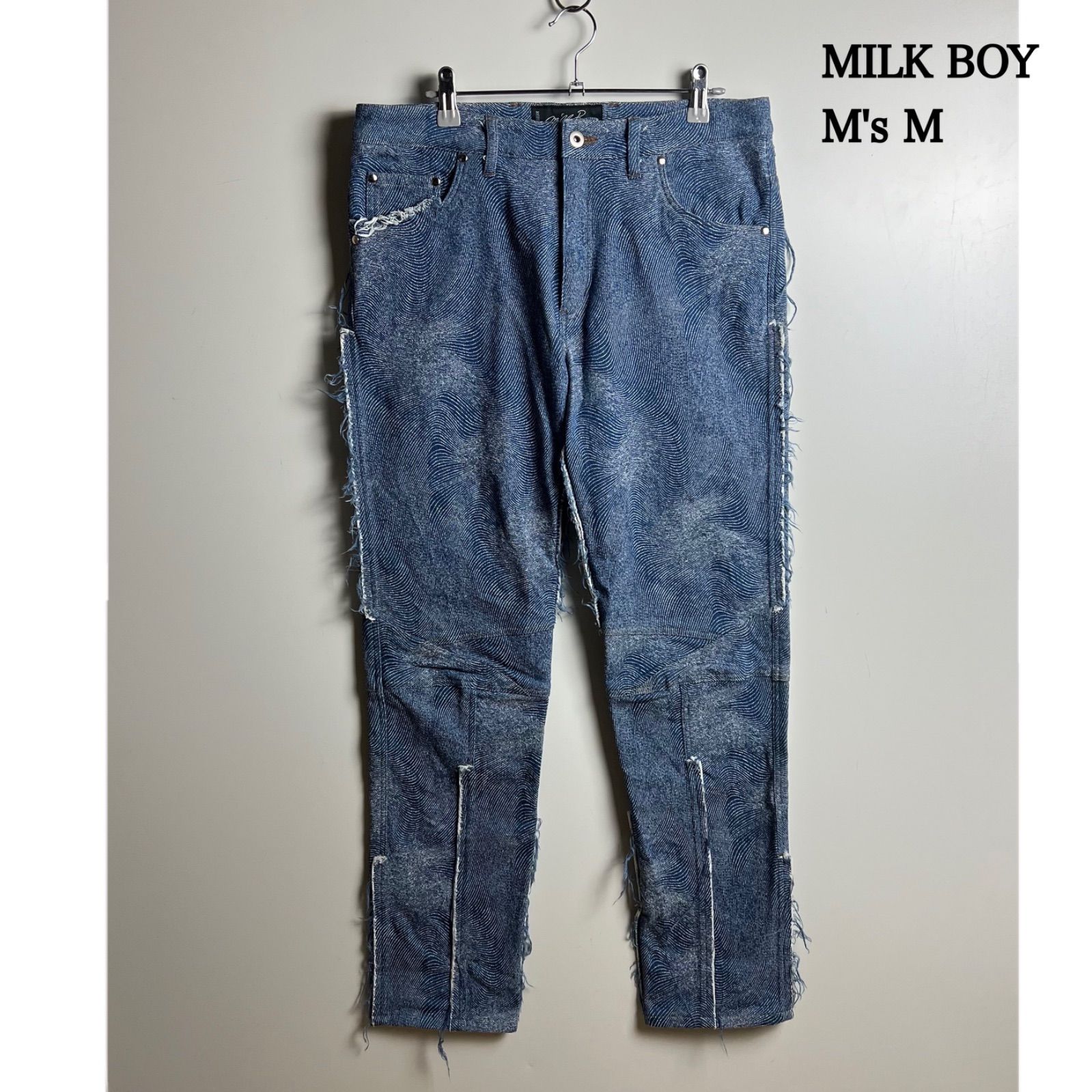 MILK BOY japan archive 3D cut jeans M ミルクボーイ 立体裁断 切りっ
