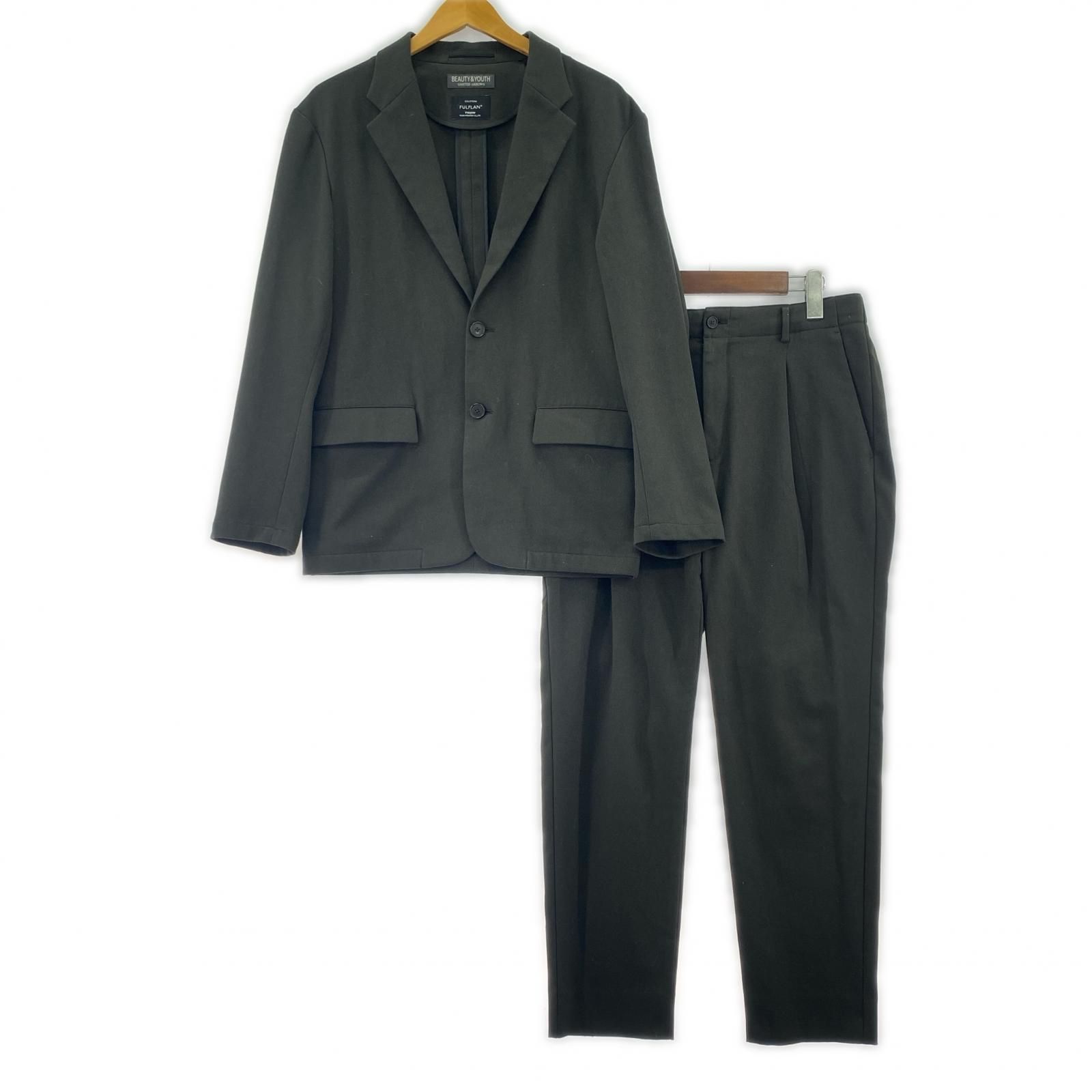 BEAUTY＆YOUTH UNITED ARROWS ビューティアンドユースユナイテッドアローズ FULFLANセットアップ size上S 下M/ブラウン系