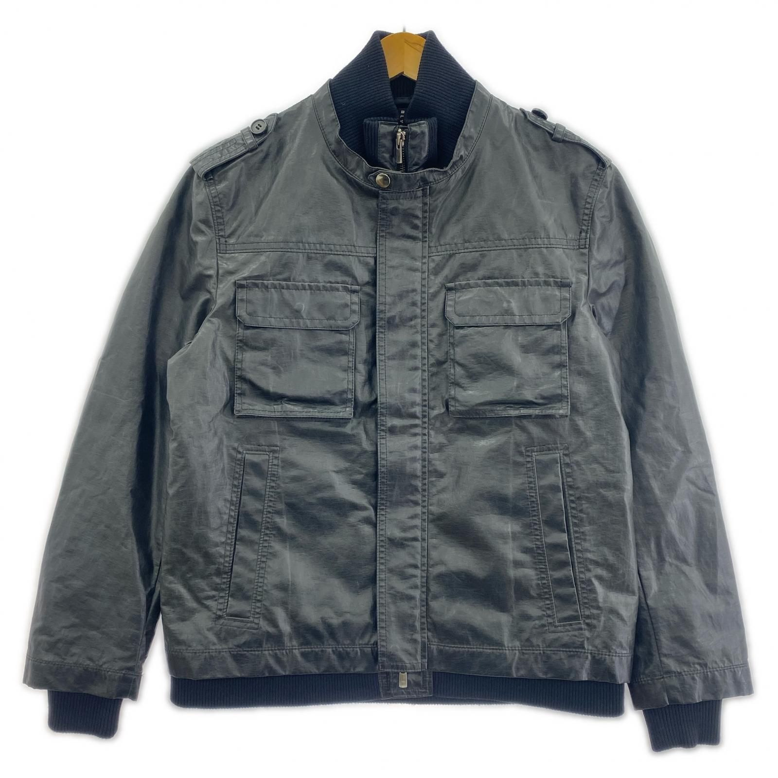 BLACKBARRETT by neil barrett ブラックバレットバイニールバレットナイロンジャケット size1/ブラック