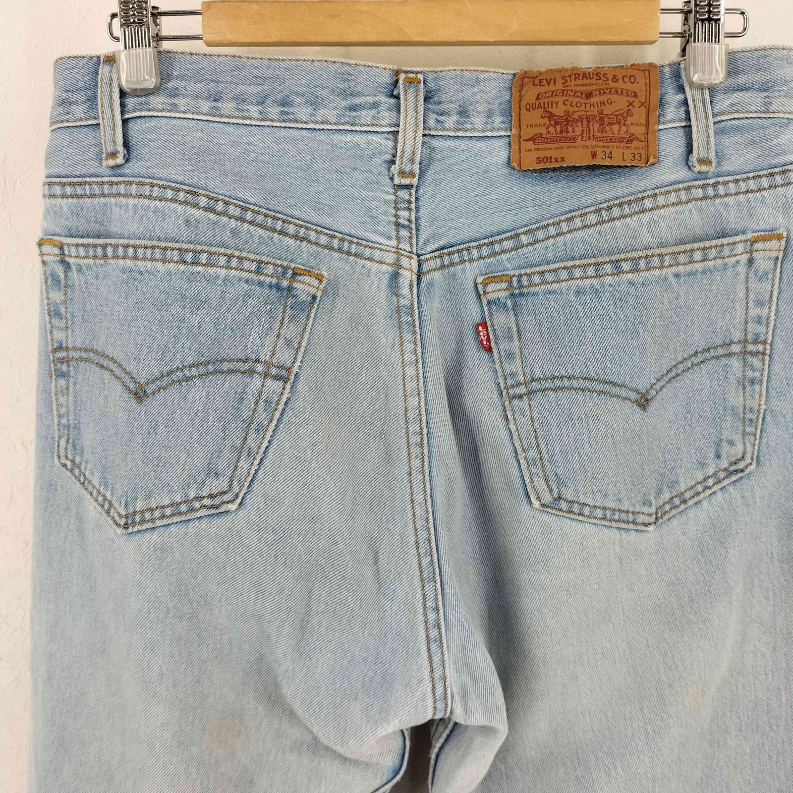 リーバイス Levis 90s USA製 ボタン裏520刻印 501XX ボタンフライ