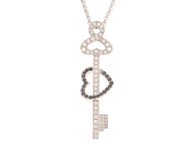 JEWELRY ジュエリー ネックレス K18WG ホワイトゴールド ダイヤモンド0.734/0.290ct 約11.3ｇ 2120000368714【中古】207