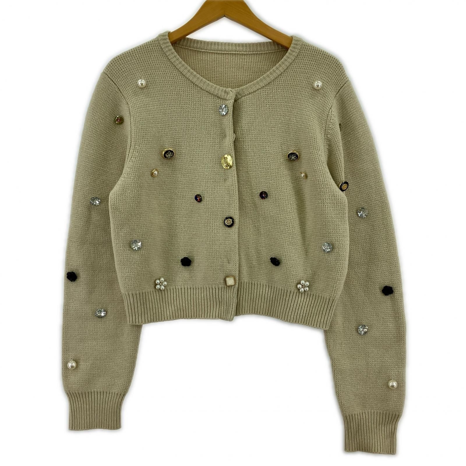 AMERI アメリ 02320181330カーディガン sizeM/ベージュ 6,816円